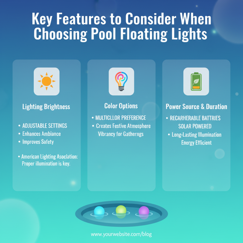 How to Choose the Best Pool Floating Lights for Your Nighttime Swimming Experience?