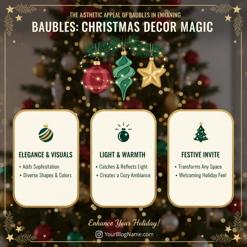 Why Christmas Baubles Are Essential for Your Holiday Decorations?