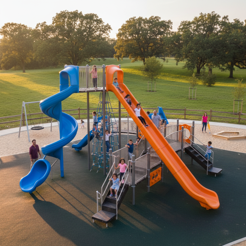 Why Choose Large Outdoor Slides for Your Playground Equipment?