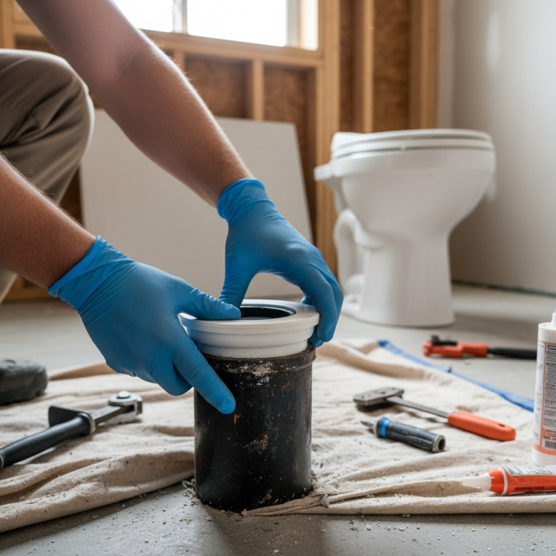 How to Install PVC Toilet Flange on Cast Iron Pipe?