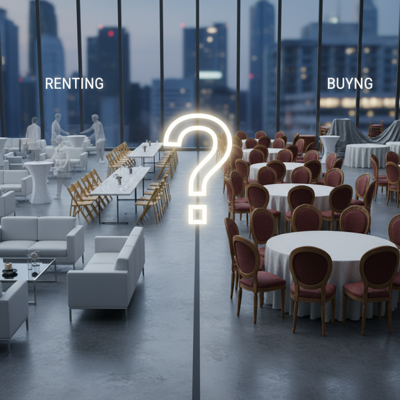 Is It Cheaper to Rent or Buy Event Furniture for Your Venue?