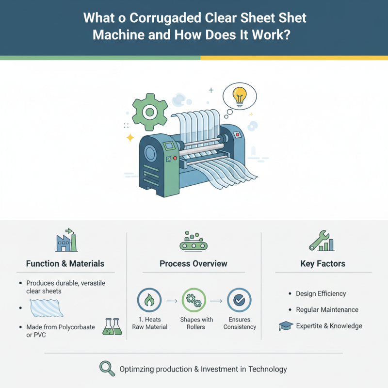 What is a Corrugated Clear Sheet Machine and How Does It Work?