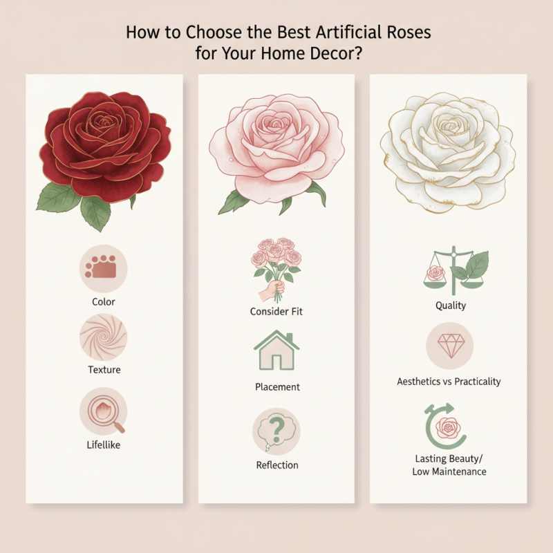 How to Choose the Best Artificial Roses for Your Home Decor?
