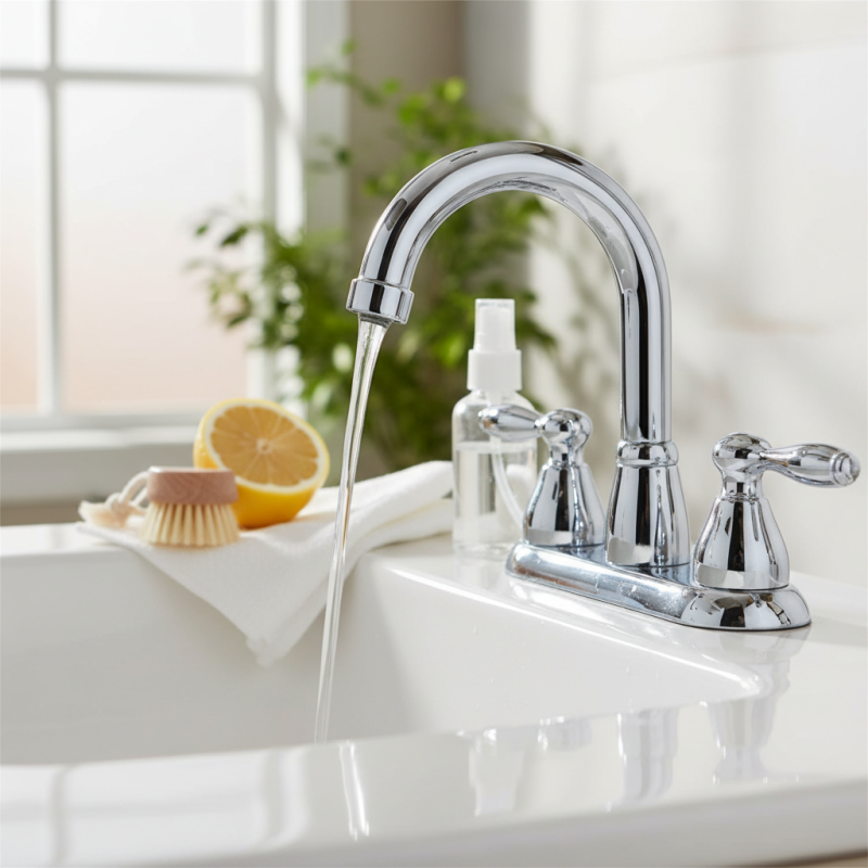 How to Clean Faucets and Remove Stains Effectively?
