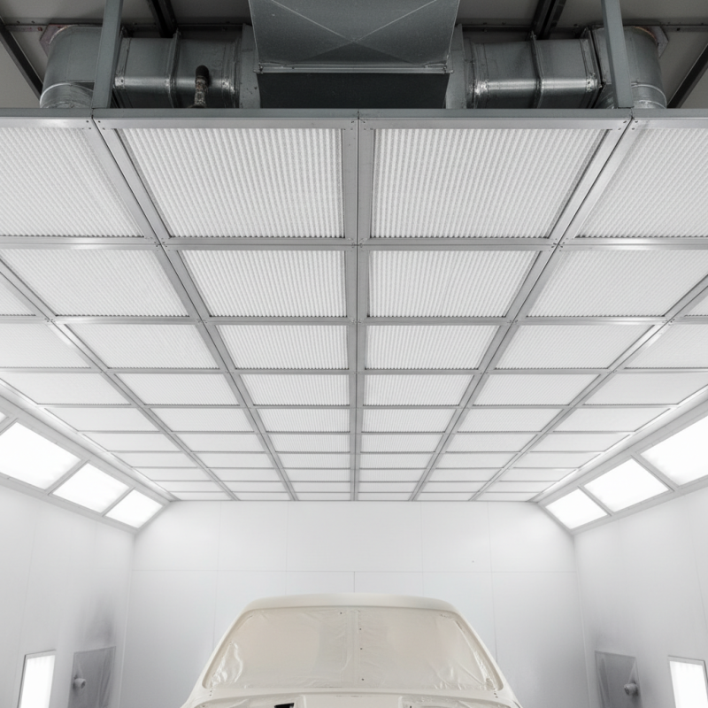 Best Spray Booth Ceiling Filter Options for Effective Air Quality?