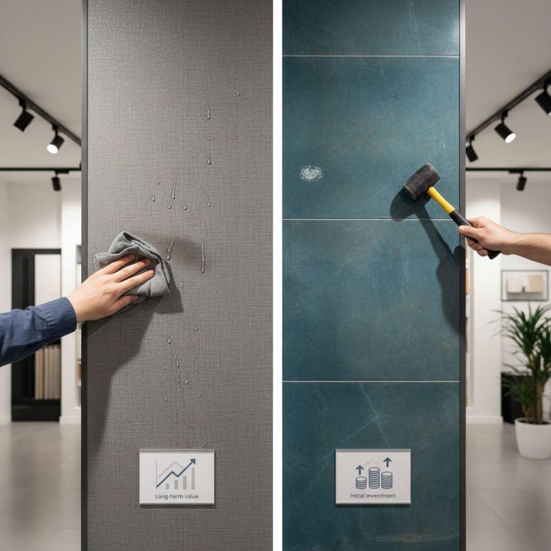 What is the most durable wall covering option available?
