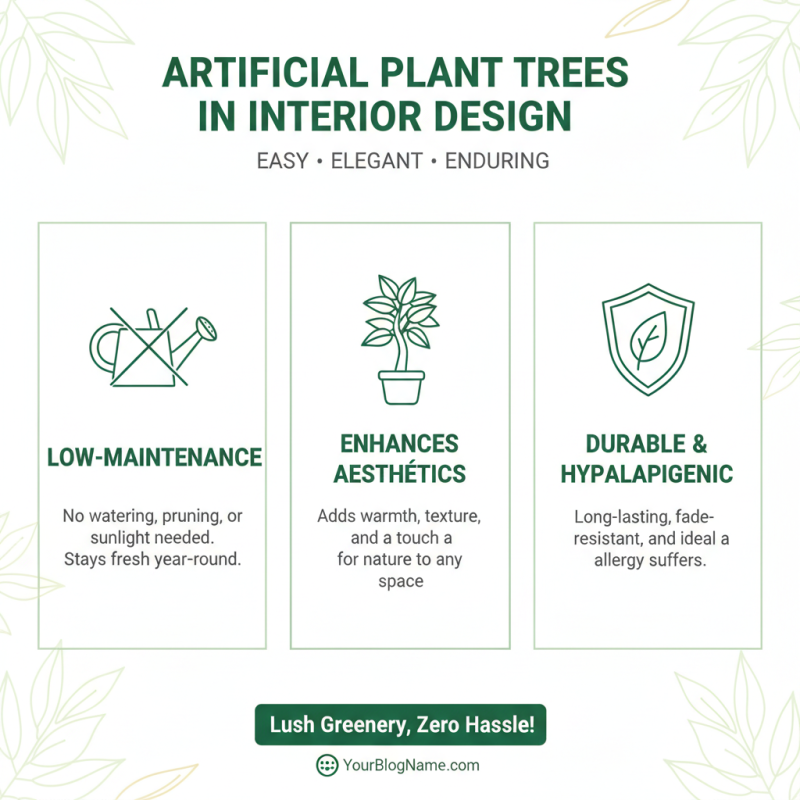 How to Choose the Best Artificial Plant Tree for Your Space?