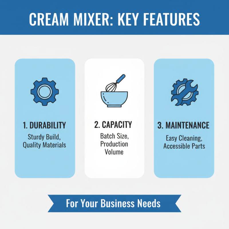 How to Choose the Best Cream Mixer Machine for Your Business?