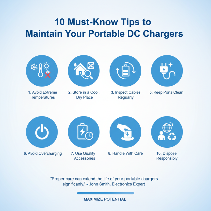 10 Must Know Tips to Maintain Your Portable DC Chargers?