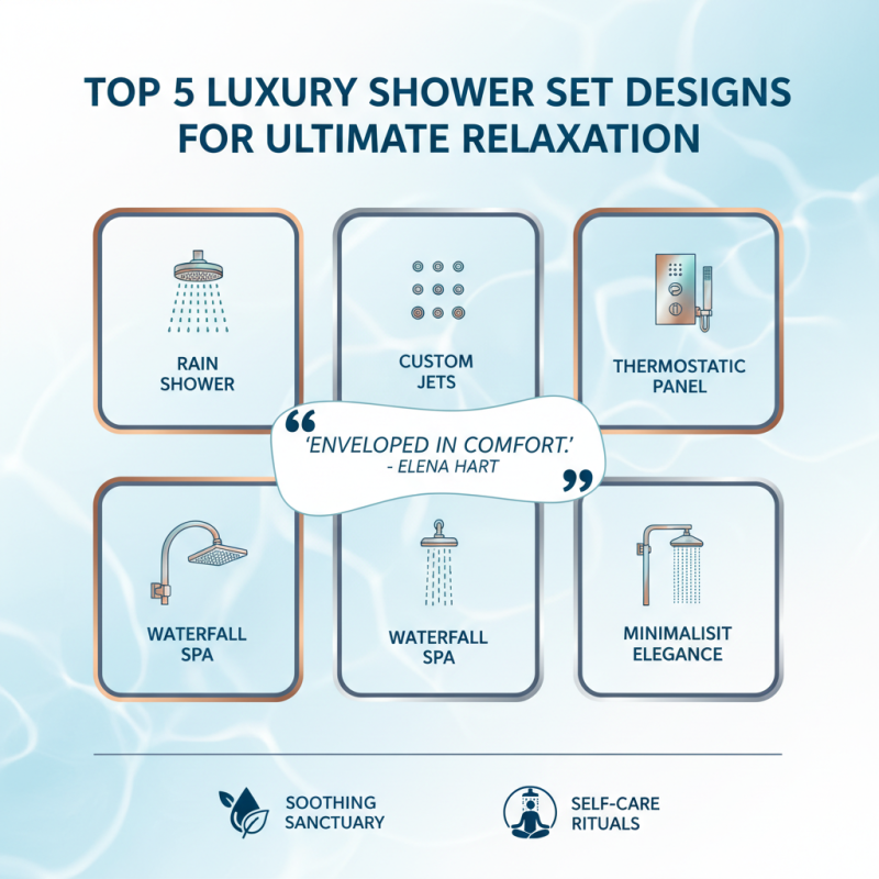 Top 5 Luxury Shower Set Designs for Ultimate Relaxation?