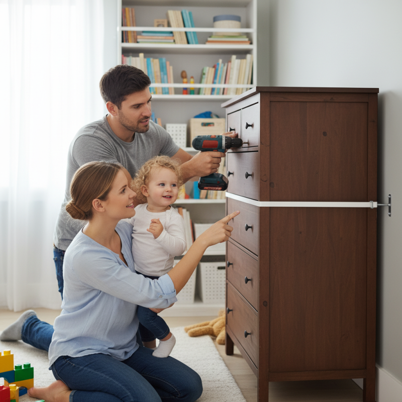 How to Secure Heavy Furniture for Child Safety at Home?