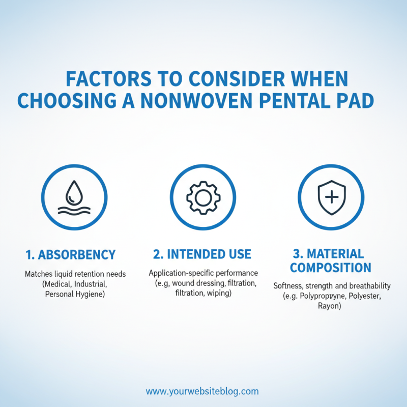 How to Choose the Best Nonwoven Pental Pad for Your Needs?