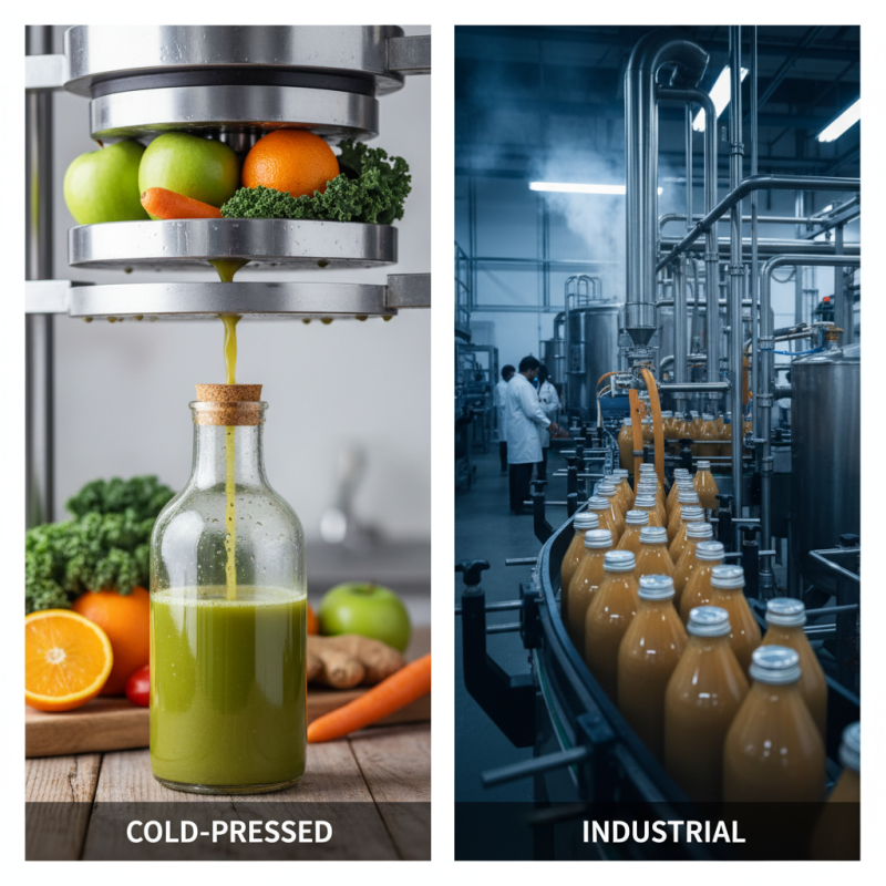 What is the Difference Between Cold Pressed and Industrial Juice?