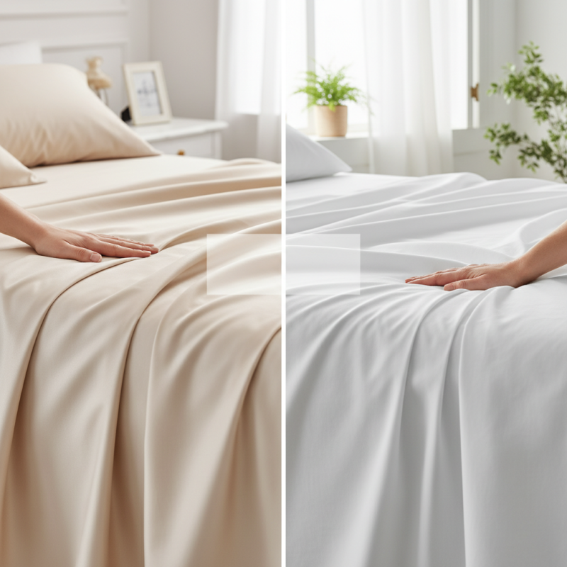 What is the difference between sateen and percale cotton?