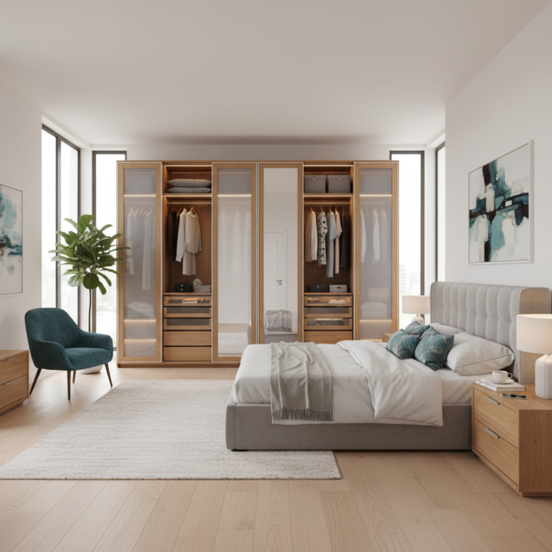 How to Select the Right Wardrobe for Your Bedroom Space?
