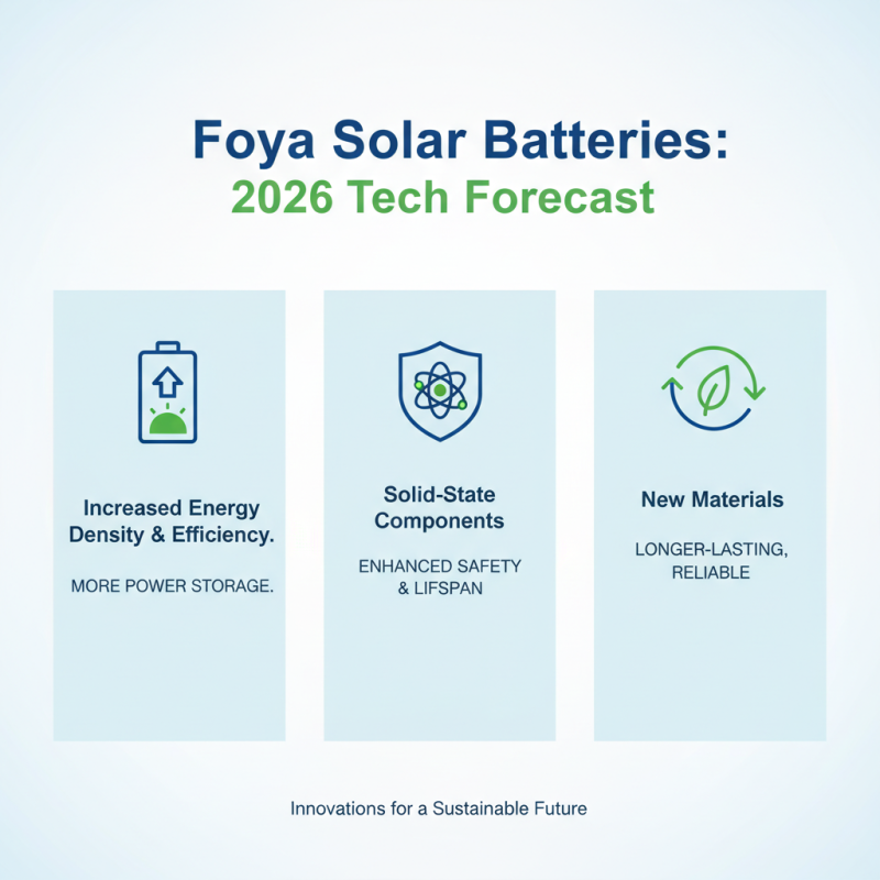 What is the Future of Foya Solar Battery in 2026?