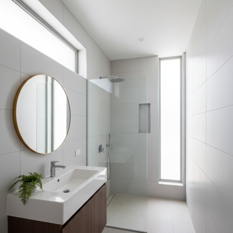 Which Window Type is Best for Narrow Bathrooms?