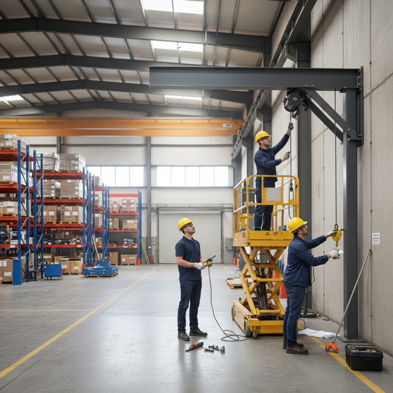 How to Install a Wall Mounted Jib Crane Safely and Easily?