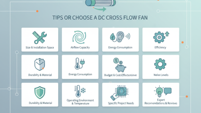 Top 10 Tips for Choosing the Best DC Cross Flow Fan for Your Needs?
