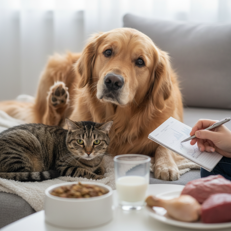 What causes food allergies in pets and how to identify them?