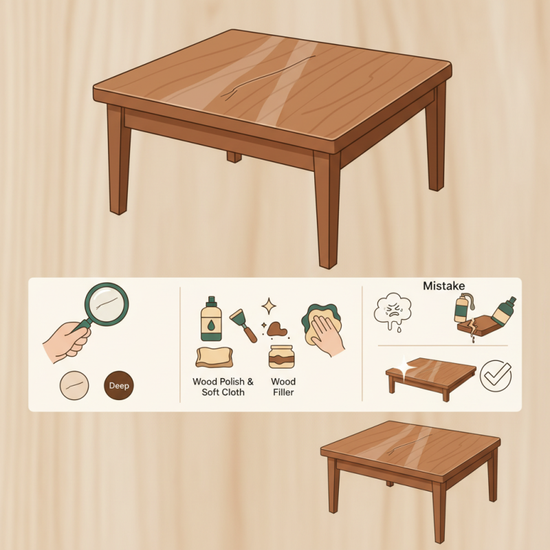 How to Fix Scratches on a Polished Wooden Table Easily?