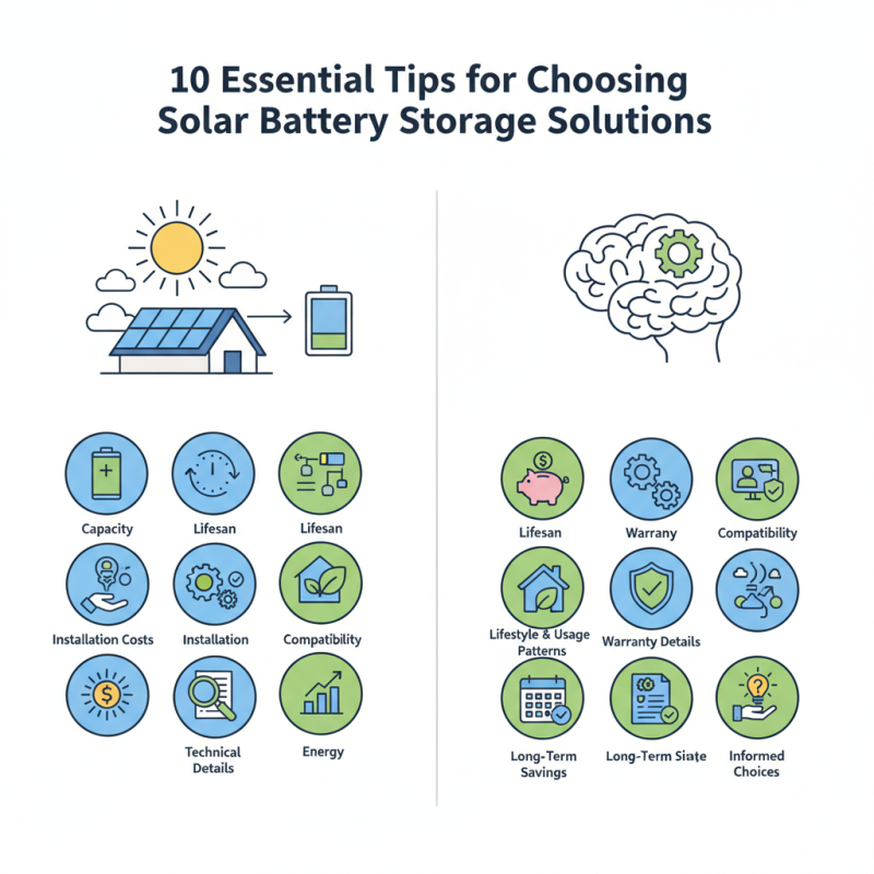 10 Essential Tips for Choosing Solar Battery Storage Solutions