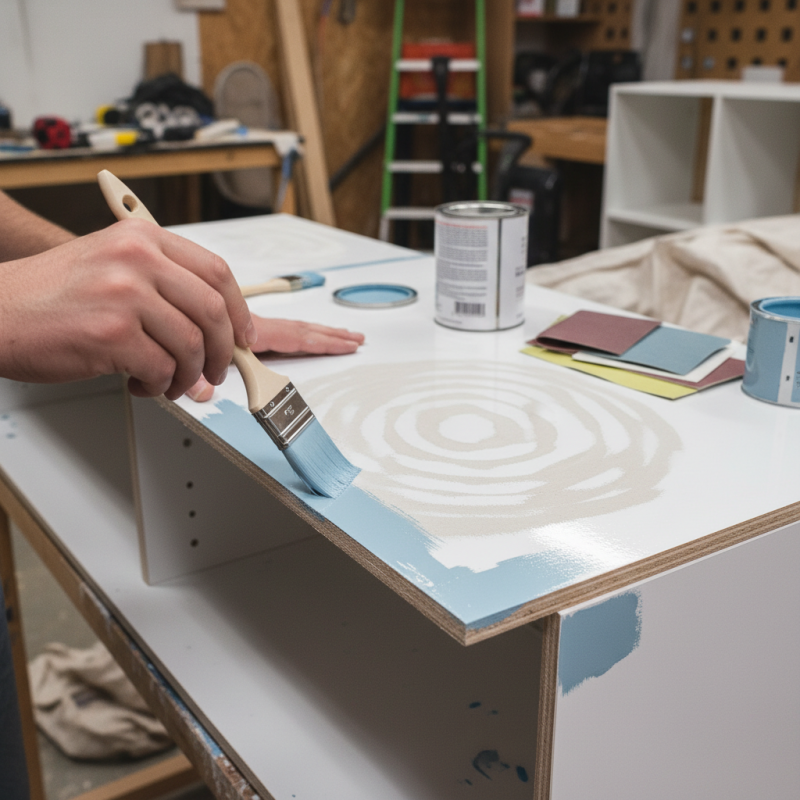 Can I Successfully Paint Over Melamine Faced Particle Board?
