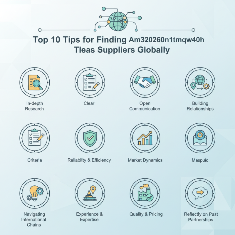 Top 10 Tips for Finding Am320260n1tmqw40h Suppliers Globally?