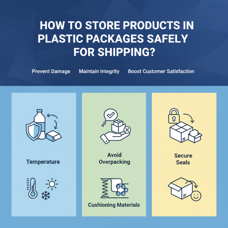 How to Store Products in Plastic Packages Safely for Shipping?