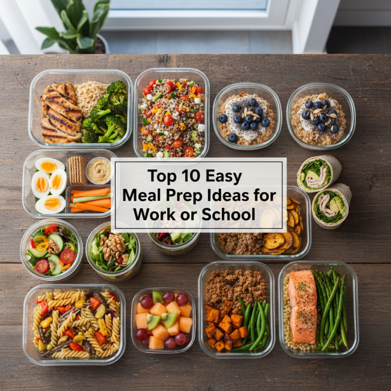 Top 10 Easy Meal Prep Ideas for Work or School