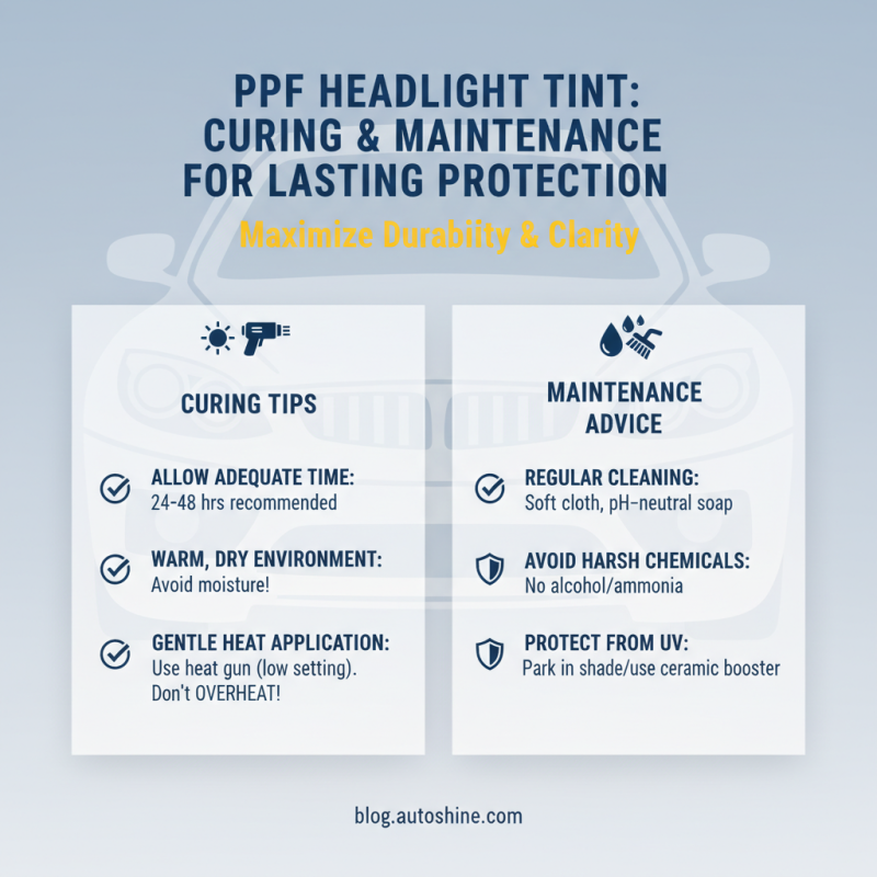 How to Apply Ppf Headlight Tint for Maximum Protection?