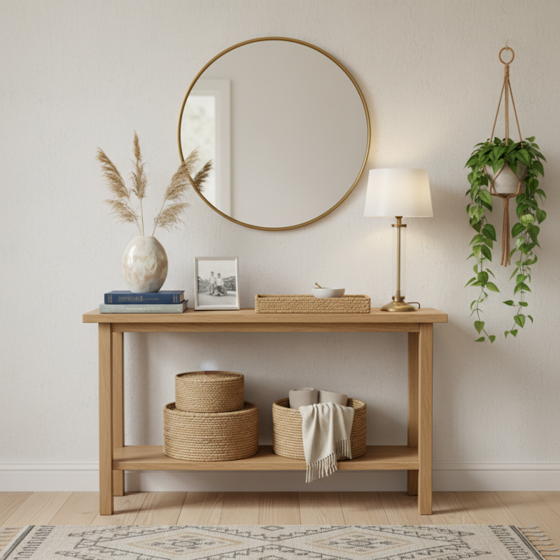 Top 10 Ways to Style a Console Table in a Narrow Entryway?
