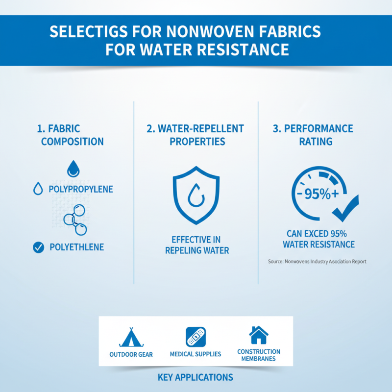 How to Choose the Best Water Repellent Nonwoven for Your Needs?
