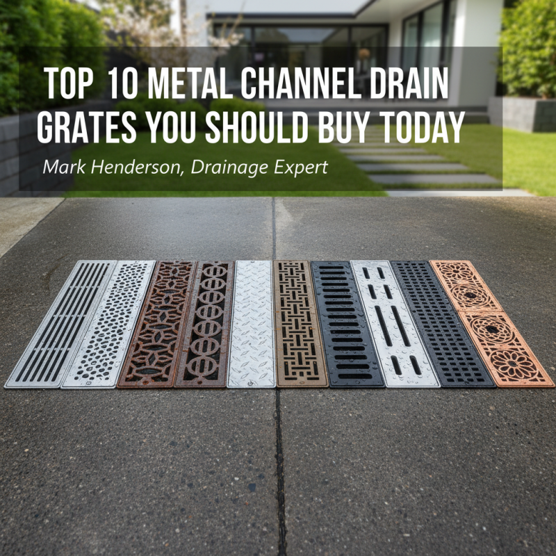 Top 10 Metal Channel Drain Grates You Should Buy Today?