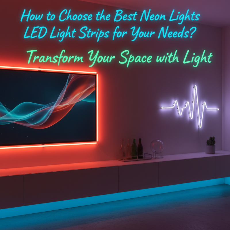 How to Choose the Best Neon Lights LED Light Strips for Your Needs?