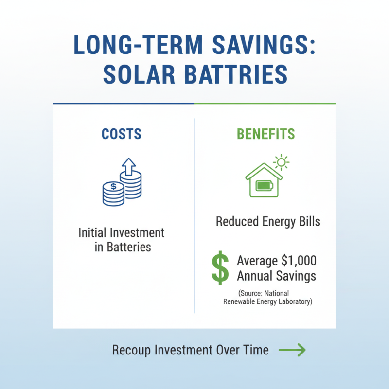 What is the Cost of Solar Panel Batteries for Your Needs?