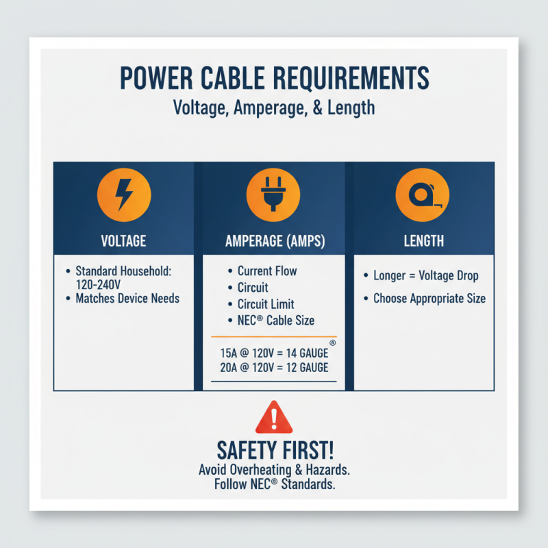How to Choose the Right Power Cable for Your Needs?