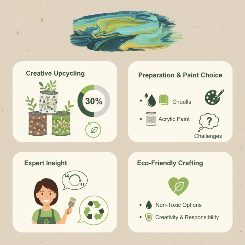 How to Paint Tin Cans for Creative Crafts and Recycling Ideas?