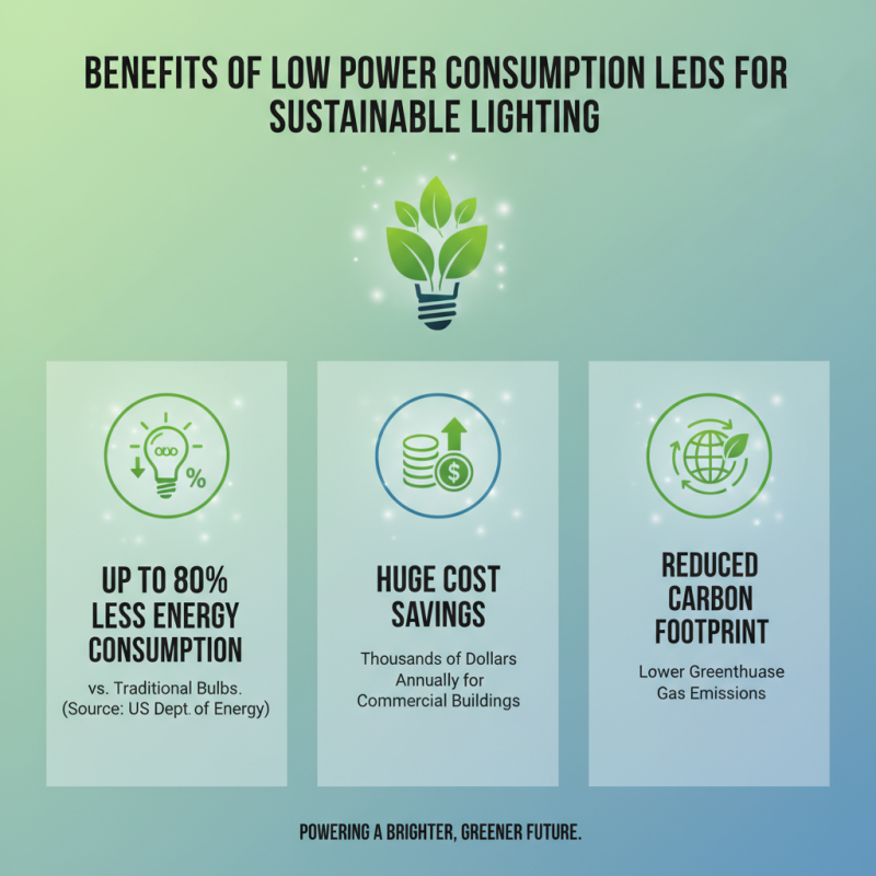 Low Power Consumption LEDs for Energy Efficient Lighting Solutions?