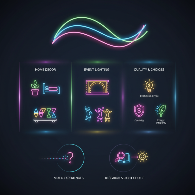 2026 Top Neon Lights LED Light Strips What Are the Best Choices