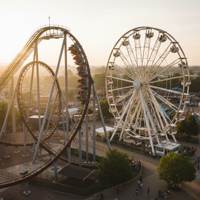 Why Choose Roller Coaster Over Ferris Wheel for Fun?