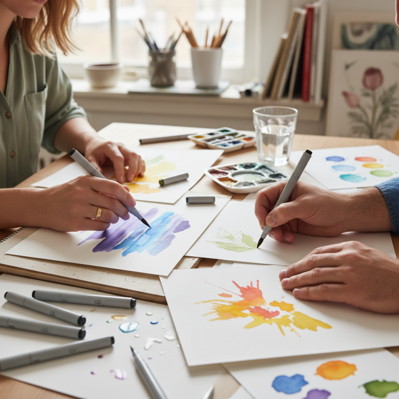 Top 10 Watercolor Marker Pens for Artists and Crafters选择哪一款最好?