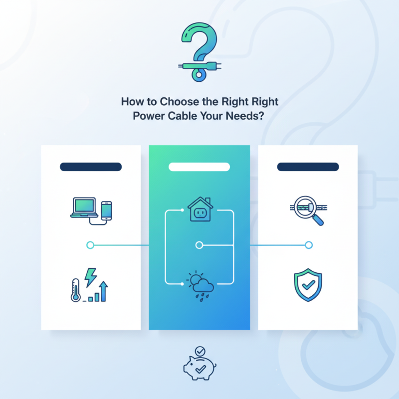 How to Choose the Right Power Cable for Your Needs?