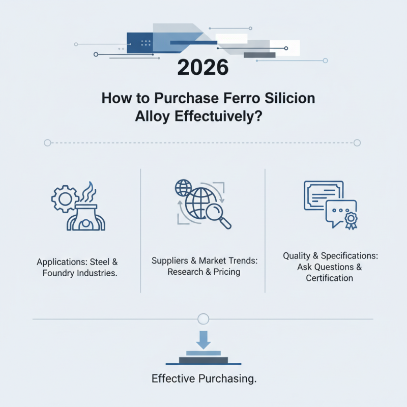 2026 How to Purchase Ferro Silicon Alloy Effectively?