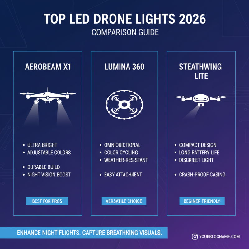 2026 Best LED Drone Light Options for Enhanced Aerial Experiences?