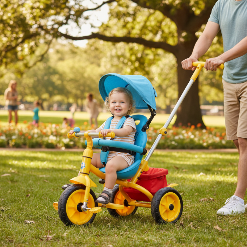 What is an infant push trike and why is it popular?