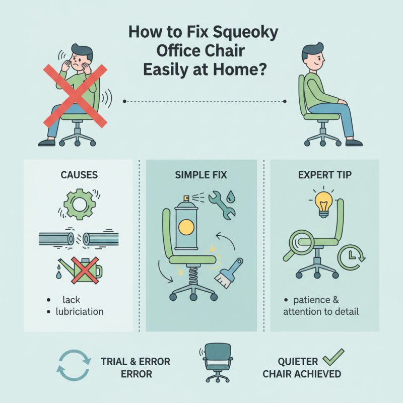 How to Fix a Squeaky Office Chair Easily at Home?