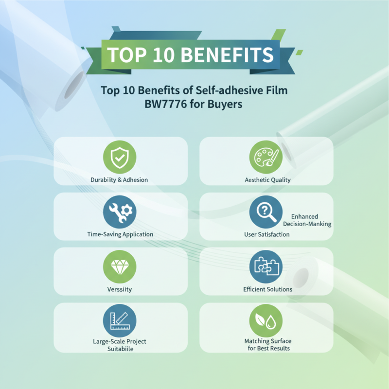 Top 10 Benefits of Self-adhesive Film BW7776 for Buyers?