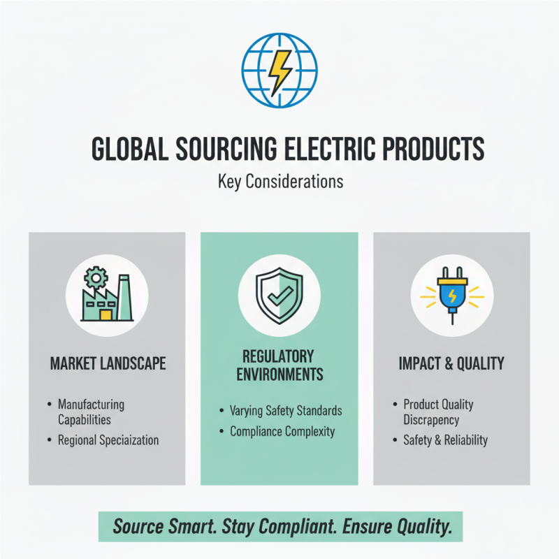 Essential Tips for Sourcing Electric Products Globally?