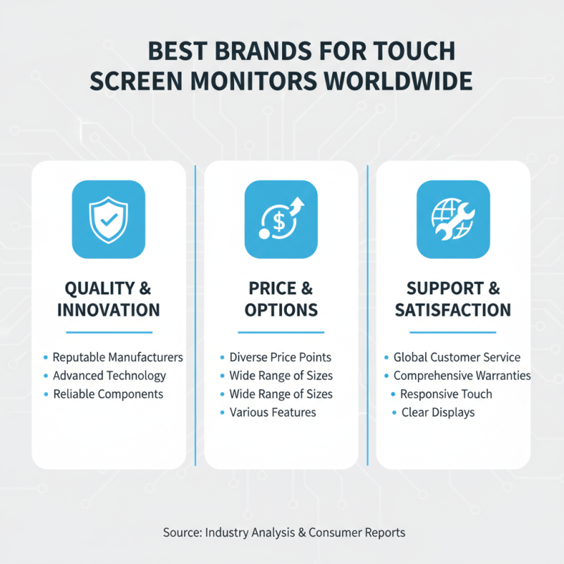 Best Touch Screen Monitor Options for Global Buyers?